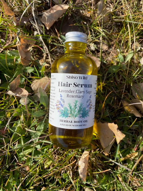 Hair Serum - with Lavender, Rosemary, & Clary Sage