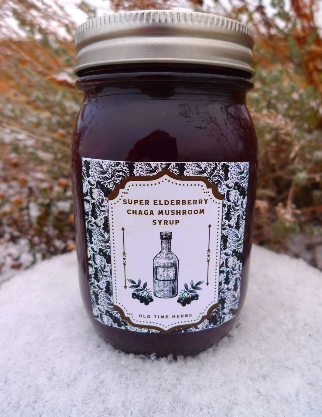 Super Elderberry + Chaga Mushroom Syrup
